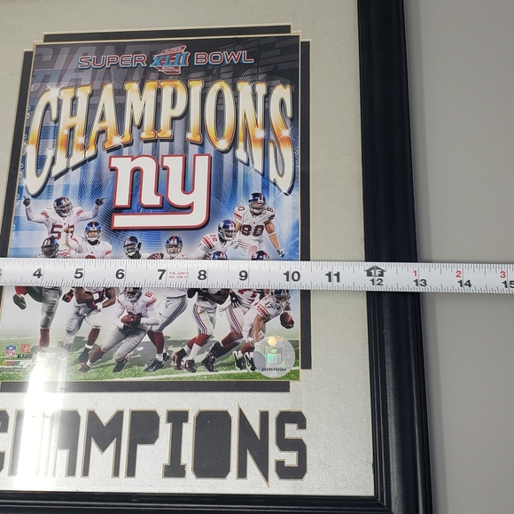 Framed Super Bowl XLII Champions New York Giants - Picture 4 of 10